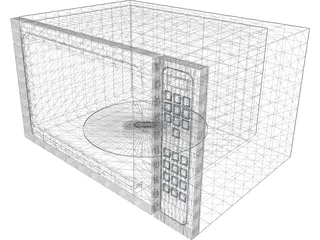 Microwave 3D Model preview