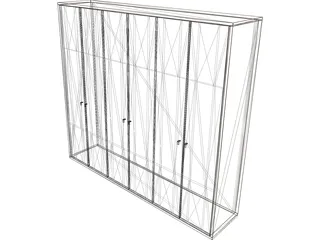 Wardrobe 3D Model preview