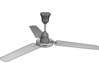 Fan Ceiling 3D Model preview
