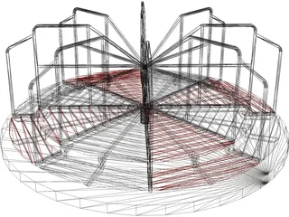 Carousel 3D Model preview