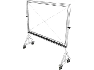 Chalkboard 3D Model preview