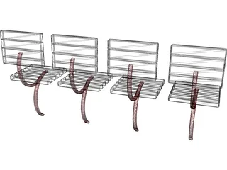 Seats 3D Model preview