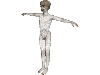 Boy 3D Model preview