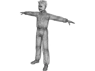 Boy 3D Model preview