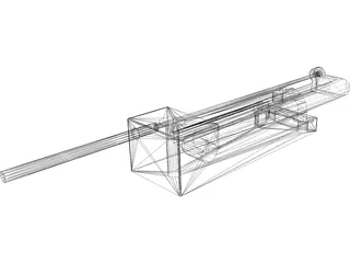 Finger Motion Pistion 3D Model preview