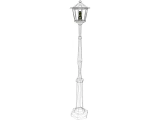 Streetlamp 3D Model preview