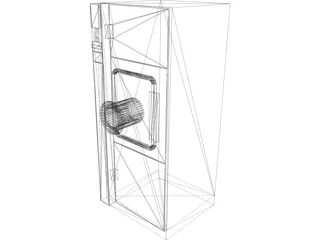 Decontamination Cabinet 3D Model preview