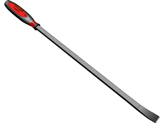Pry Bar 18 inch 3D Model preview