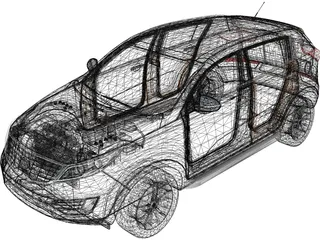 Kia Sportage (2010) 3D Model preview
