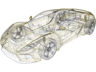 Saleen S5S Raptor 3D Model preview