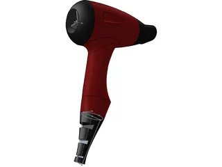 Hair Dryer 3D Model preview