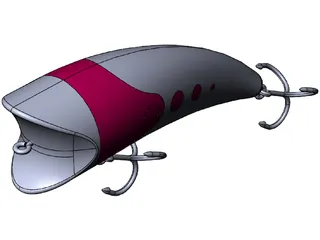 Fishing Lure 3D Model preview