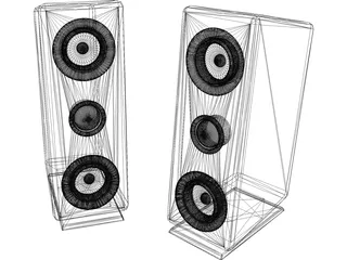 Creative Speakers 3D Model preview