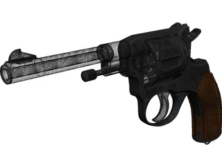 Nagant M1895 3D Model preview