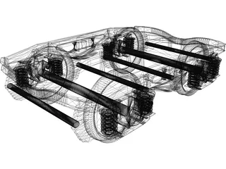 Y-25 Bogie 3D Model preview