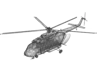 Mi-171A2 3D Model preview