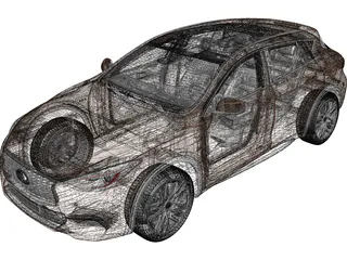 Infiniti Q30S 2.2d AWD (2015) 3D Model preview