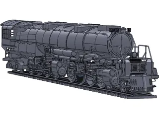 Union Pacific Big Boy 3D Model preview