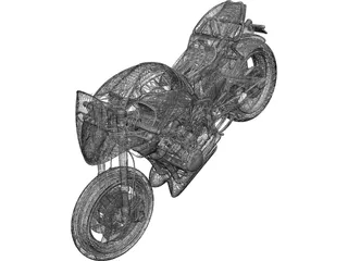 Superbike 3D Model preview