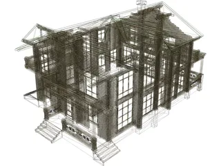 Farmhouse 3D Model preview