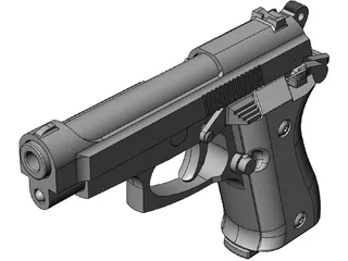 Beretta 85 Kimar 3D Model preview