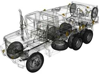 M35A2 3D Model preview