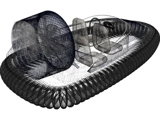 Hovercraft 3D Model preview
