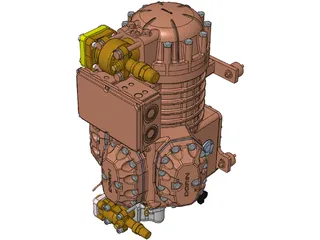 Dorin SE326 Compressor 3D Model preview