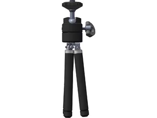 Mini Tripod Camera 3D Model preview