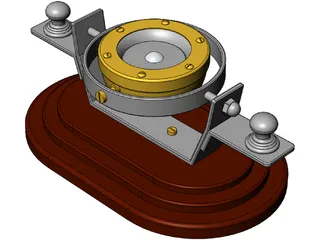 Compass 3D Model preview