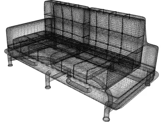 Modern Sofa 3D Model preview