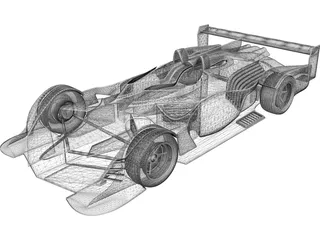 Lamborghini PML-F F1 Concept 3D Model preview
