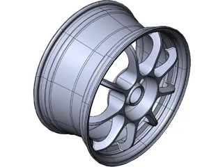 OZ Allegerita 17 j8 Offset 45 3D Model preview