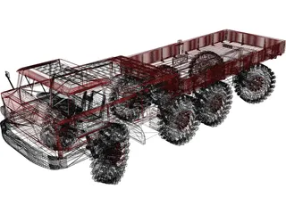 Zil 135LM 3D Model preview