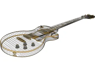 Electric Guitar 3D Model preview