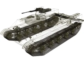 BTR-T 3D Model preview
