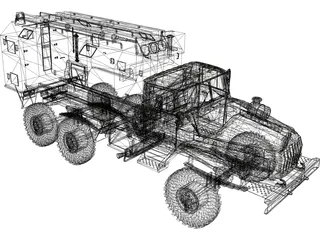 URAL 4320 3D Model preview