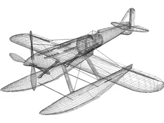 Macchi MC72 3D Model preview