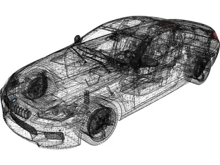 BMW M6 Coupe (2014) 3D Model preview