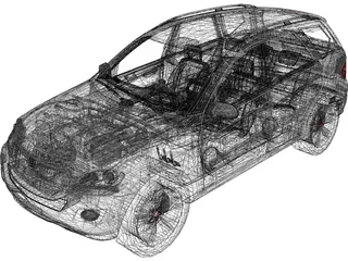 Haval H6 3D Model preview