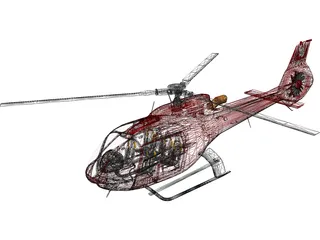 Eurocopter EC-130 3D Model preview