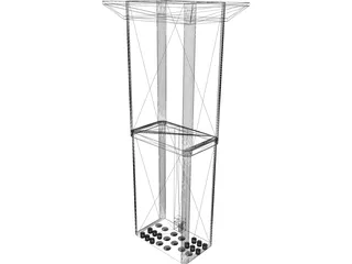 Surgical Column 3D Model preview