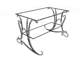 Table 3D Model preview