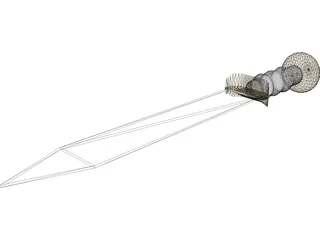 Roman Sword 3D Model preview