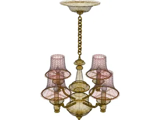 Ceiling Lamp 3D Model preview