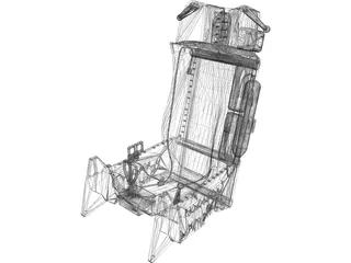 Ejection Seat 3D Model preview