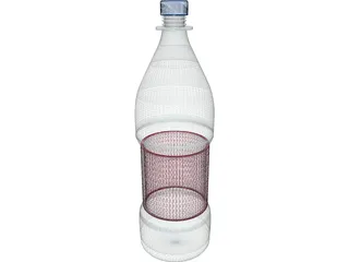 Water Bottle 3D Model preview