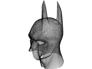 Batman Mask 3D Model preview