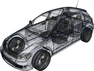 Opel Astra 3D Model preview