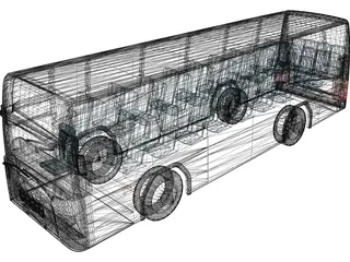 Bus 3D Model preview
